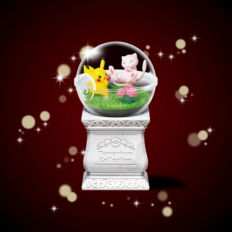 

Rement Pokemon Terrarium Collection Vol 15 Miniature Diorama Blind Box Figure Charming Scene Collection Desktop Display Gift