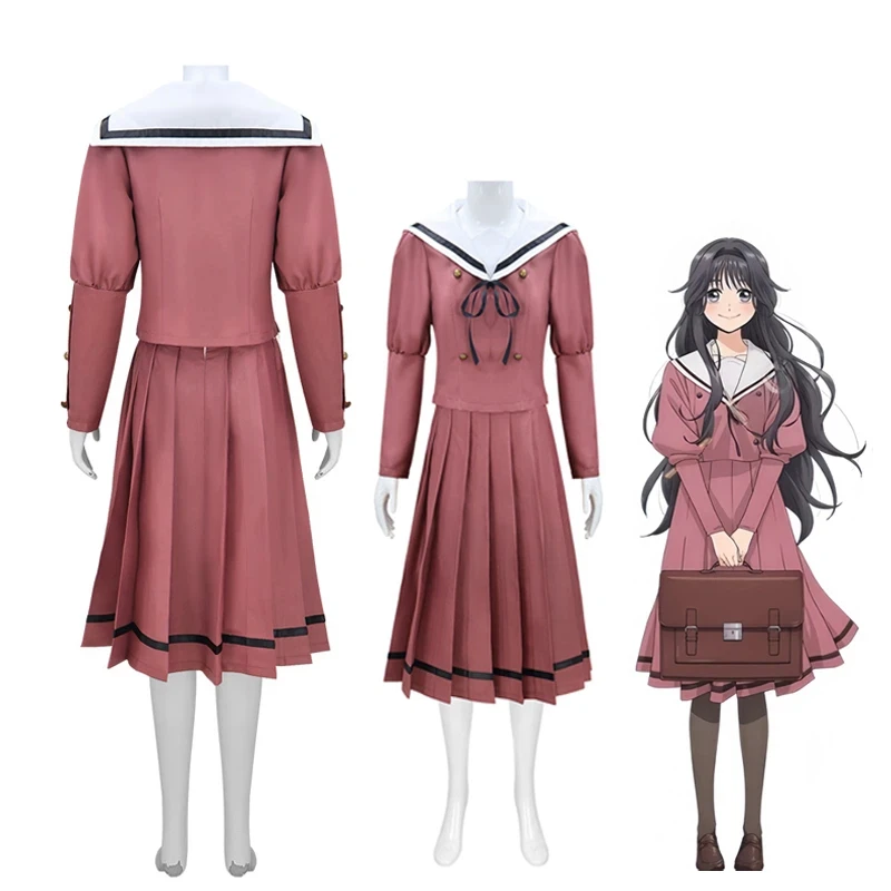 Costume de cosplay Anime 2026 : La fleur parfumée éclose avec dignité – Jupe JK rouge, uniforme scolaire pour femmes et filles