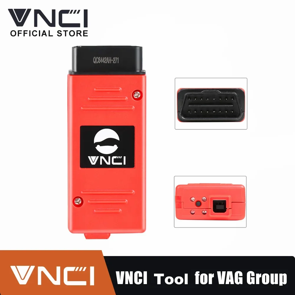 VNCI VAG Auto Scanner Diagnostic Tool  Support CAN FD and DoIP Protocol for VW /Audi VAG Group from 1995 to 2024