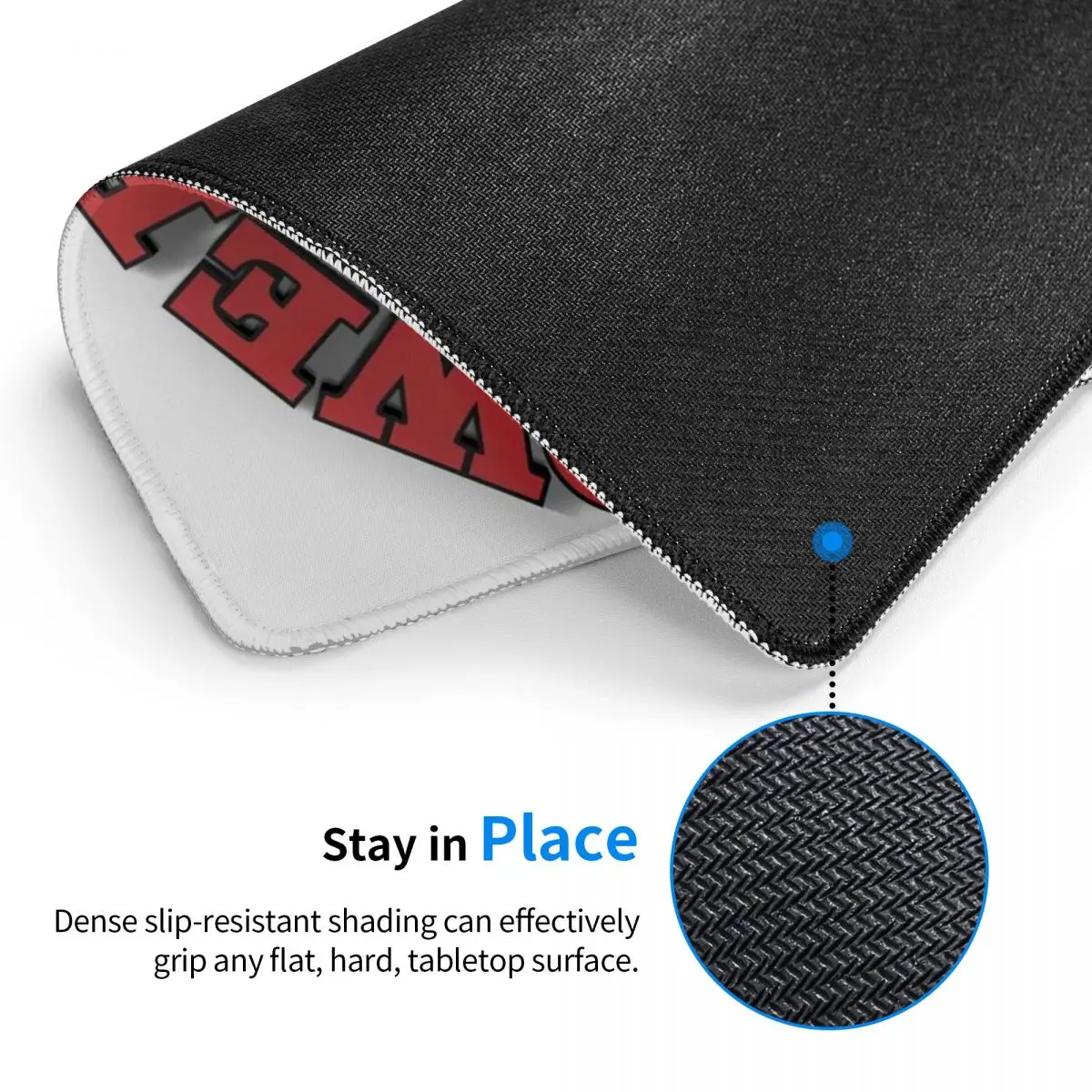 Powerhouse-alfombrilla de ratón con motivación para gimnasio, teclado de ordenador, alfombrilla para ratón, alfombrilla de escritorio para PC, alfombrillas para mesa de oficina