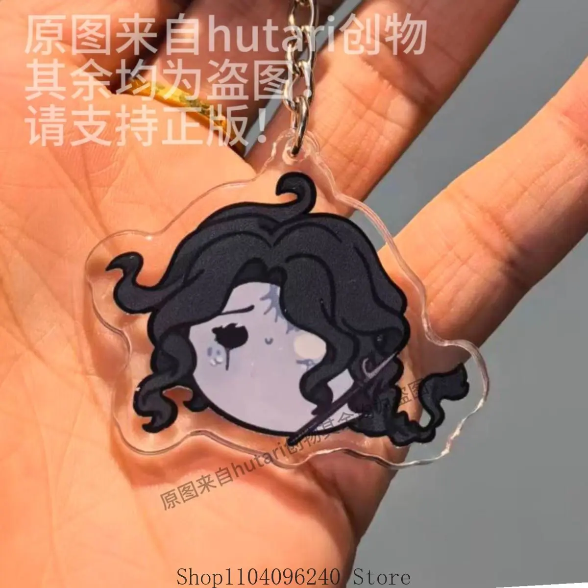 Identity V Robbie White Alice DeRoss Anime Cosplay Acrylic Schoolbag Key Chain Pendant Keychains Student Student Fans Gift view 2