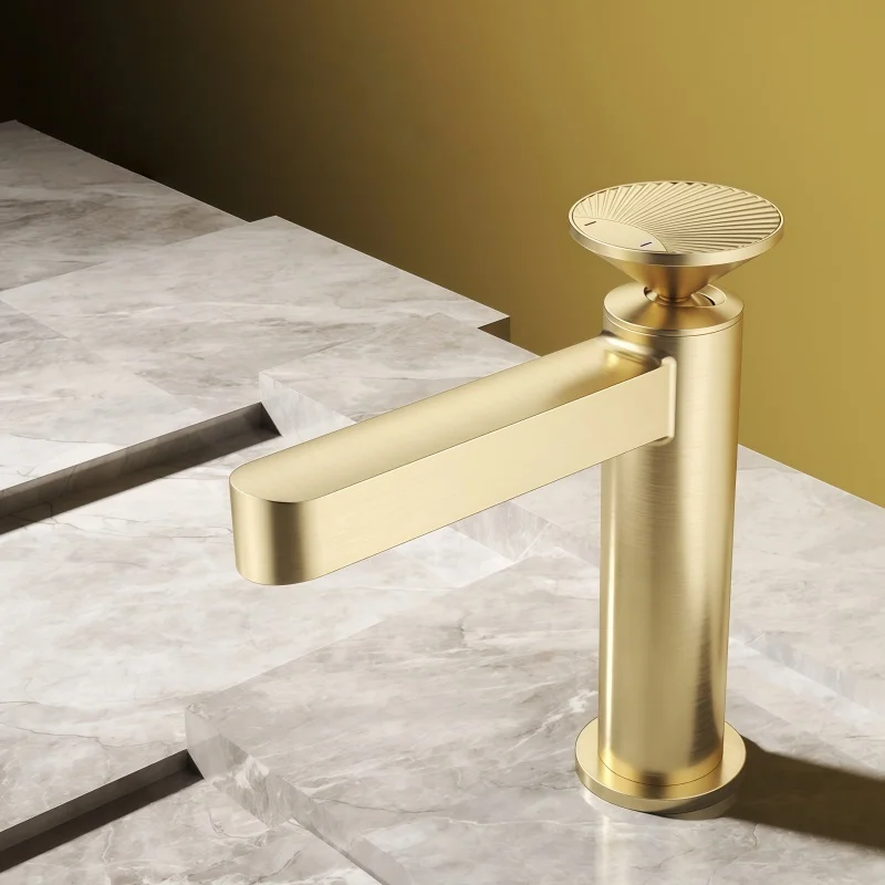 Shell Household Bathroom Sink Faucet Hot and Cold Basin Faucet Bathroom Wash Basin Dual-use