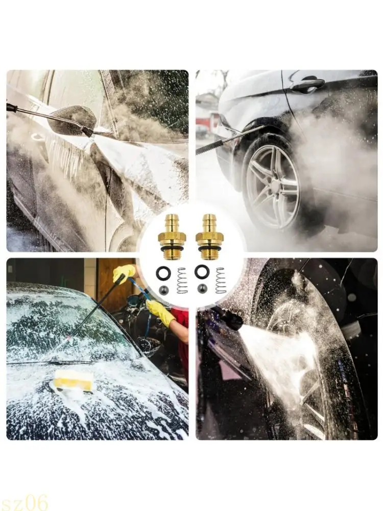 

Q2Q4 Chemic Application Brass Connector Set Pressure Washer Maintenance 190593GS