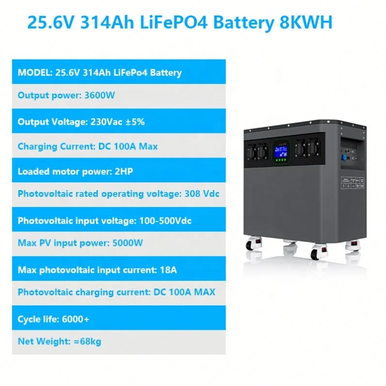 Hybrid grid backup energy storage solar cell
