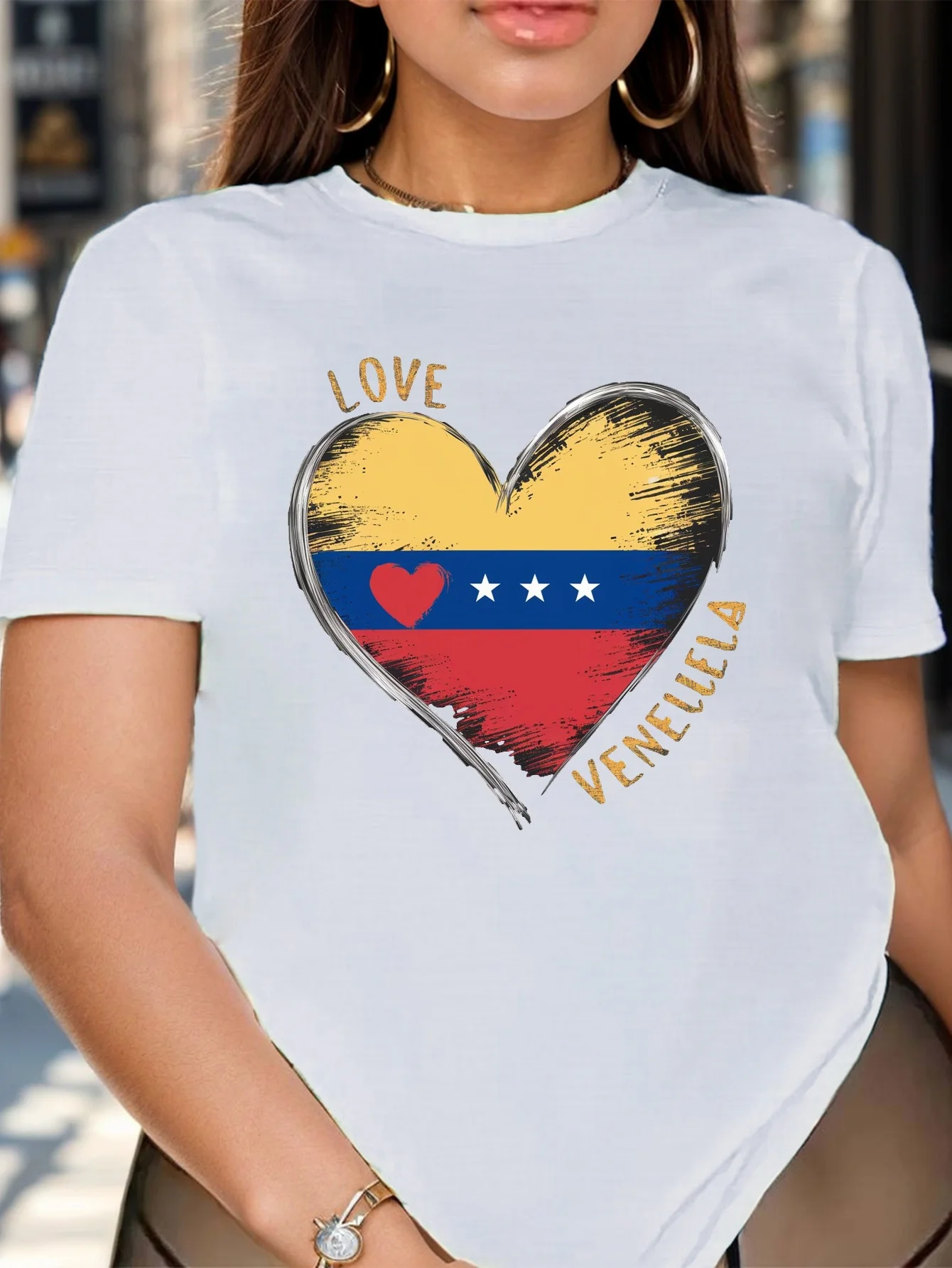 Heart LOVE VENEZUELA women\'s comfit t-shirt