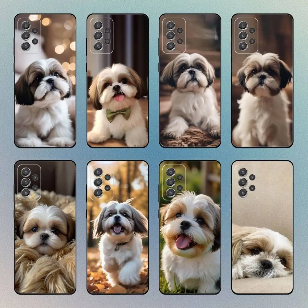 

Pet S-Shih T-Tzu Dog Phone Case For Samsung Galaxy S25,S24,S21,S22,S23,S30,With Bracket Cover