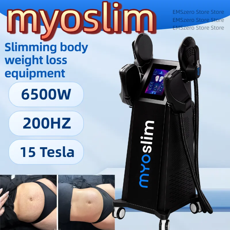 

Best Selling Myoslim Nova EMS Neo 6500W High Power 4 RF Handles Hi-emt Body Sculpt EMS Body Muscle Stimulate Machine