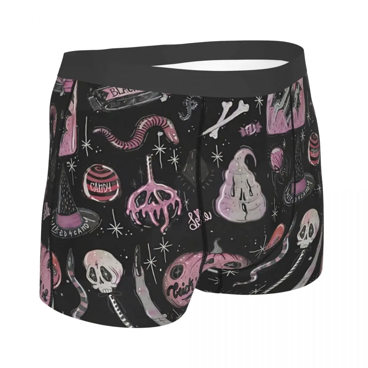 Trick Or Treat Man's Boxer Briefs Underwear Highly Breathable High Quality Sexy Shorts Gift Idea