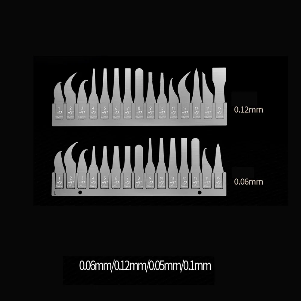 Высокое качество CPU IC Nand нож для удаления клея тонкое лезвие материнская плата BGA чип клей очистка скребок ножа