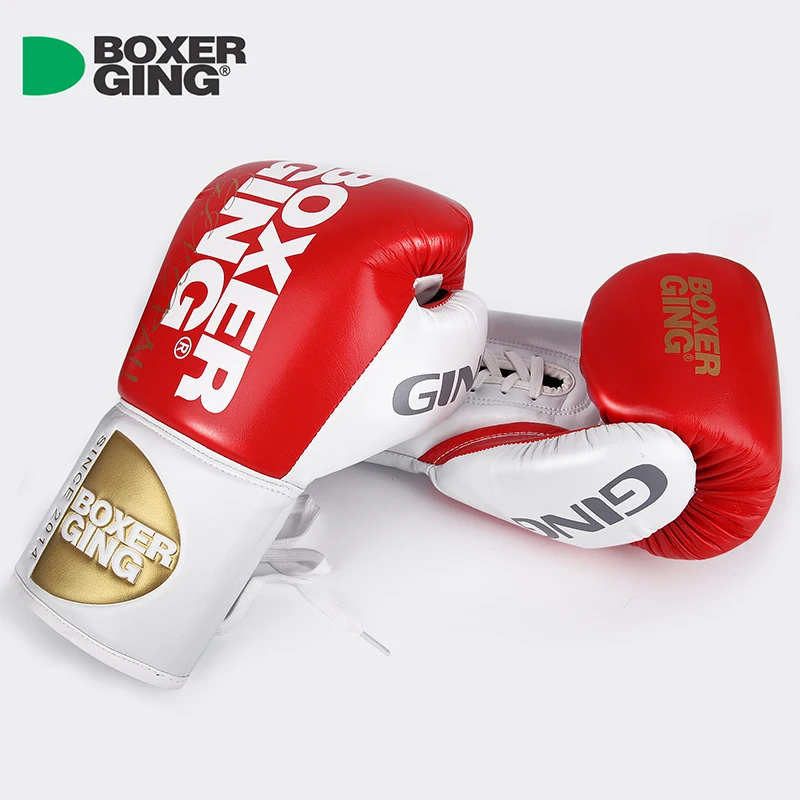 8-14oz Top Quality PU Leather Wear-Resistant And Breathable Boxing Gloves For Sanda Training, Thickened Protective Combat Gloves