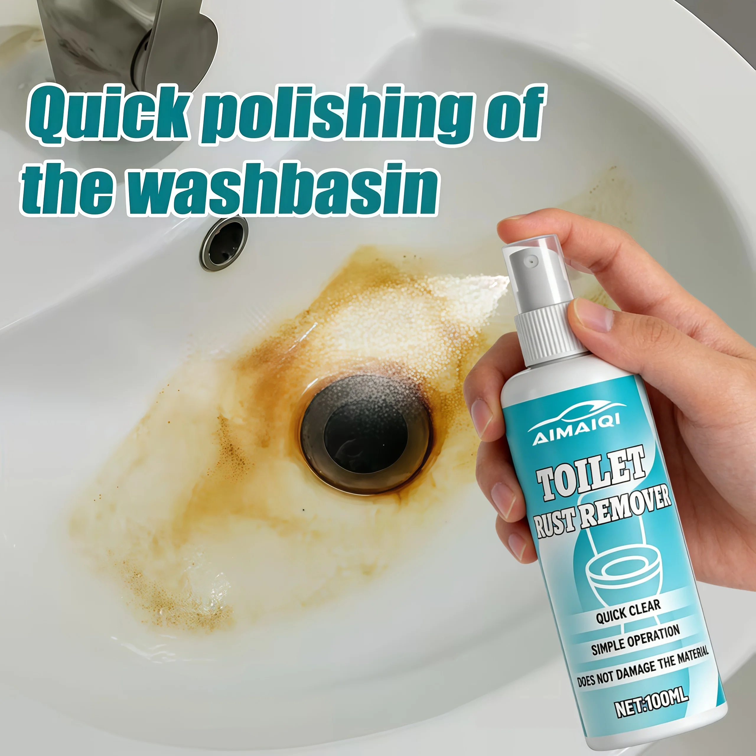 Glass & Ceramic Stain Remover Cream - Remove Yellow Stains, Water Spots & Limescale, Polish Surfaces for Shower Doors, Tiles & W