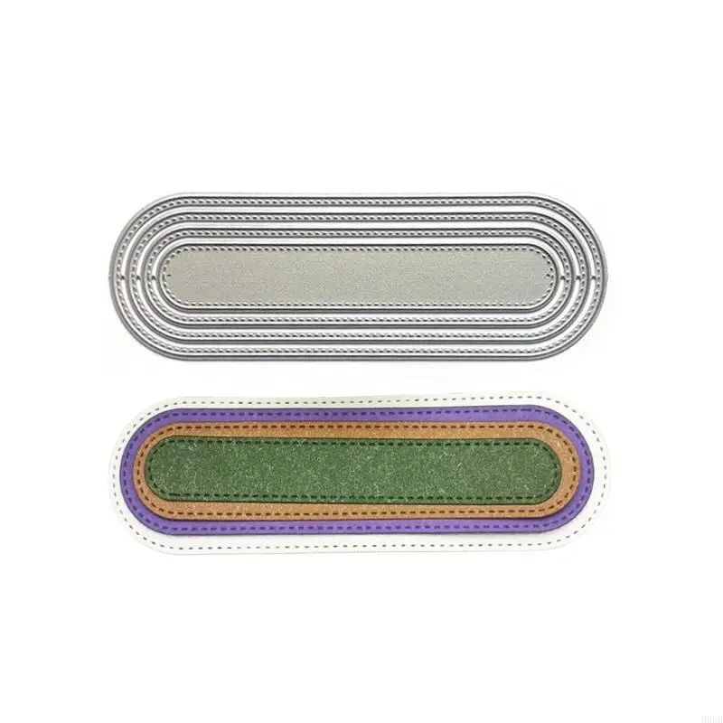 50lb Oval Etikett Schnittstörungen Karten machen Scrapbooking Papierhandwerk DIY -Vorlageform Form