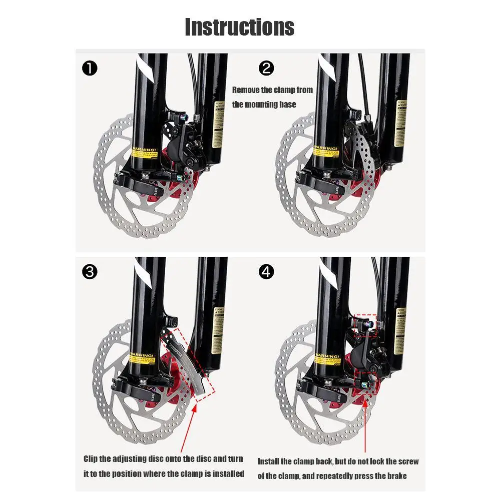 MTB Disc Brake Pads Adjusting Tool Bicycle Pads Mounting Kit Tools Pads Rotor Brake Bike Repair Spacer Assistant Alignment