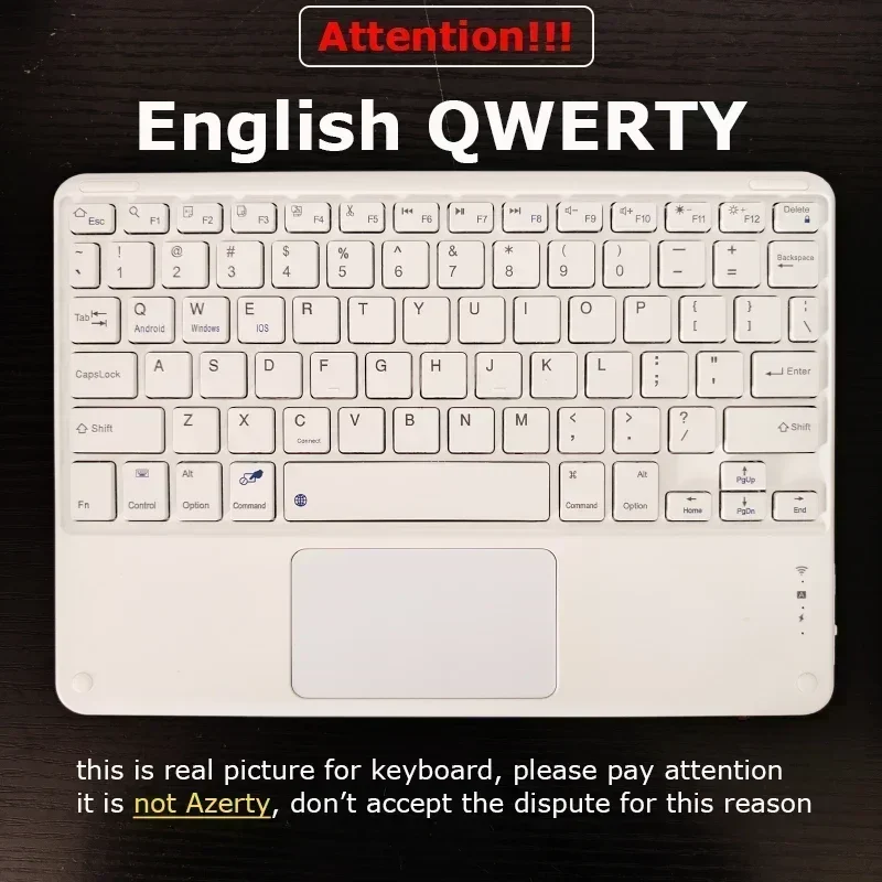 حافظة آيباد A16 جديدة لعام 2025 تعمل باللمس ولوحة مفاتيح وماوس كابا لأجهزة أبل آي باد 11th الجيل 11 بوصة A16 2025 غطاء لوحي مقاوم للصدمات Funda #6