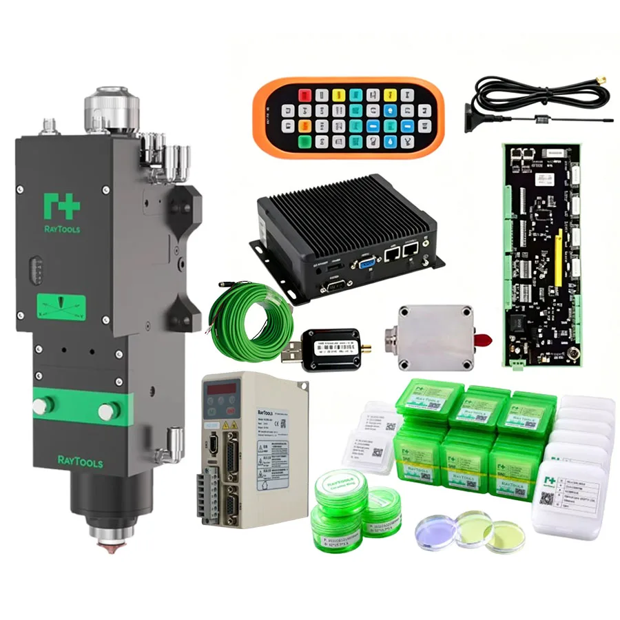 Raytools XC3000S laser cutting control system BM06K fiber laser cutting head 6KW FL 150/200mm metal cutting automatic focusing
