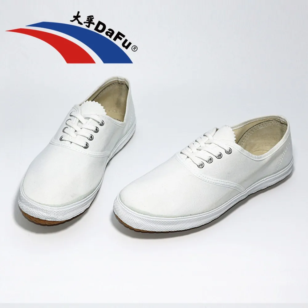 Dafu Shoes Little White Shoes 2020 Style Sneakers White Retro Martial arts Kung Fu Men Women Shoes