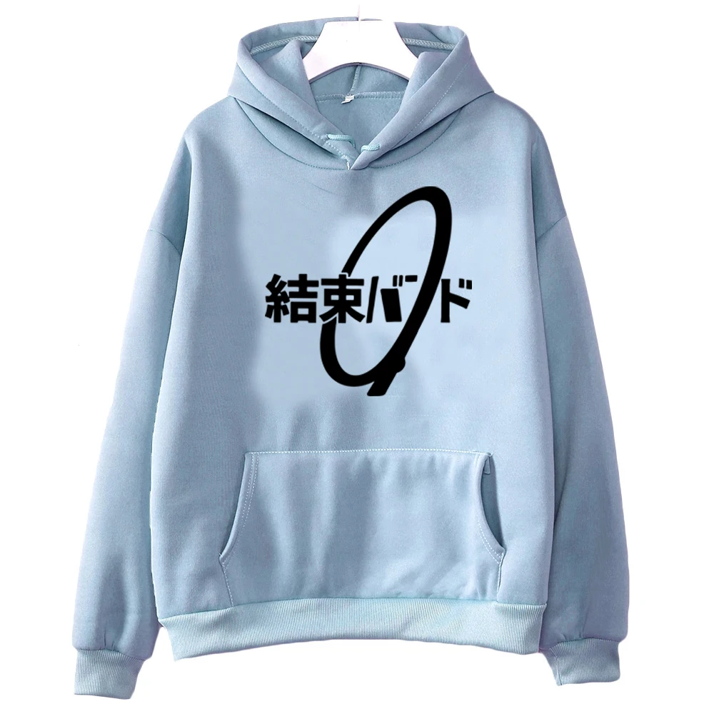 Japanese Anime Bocchi The Rock Hoodies Women Hoodie Kessoku Band Winter Warm Sweatshirt Vintage Harajuku Aesthetic Sudaderas