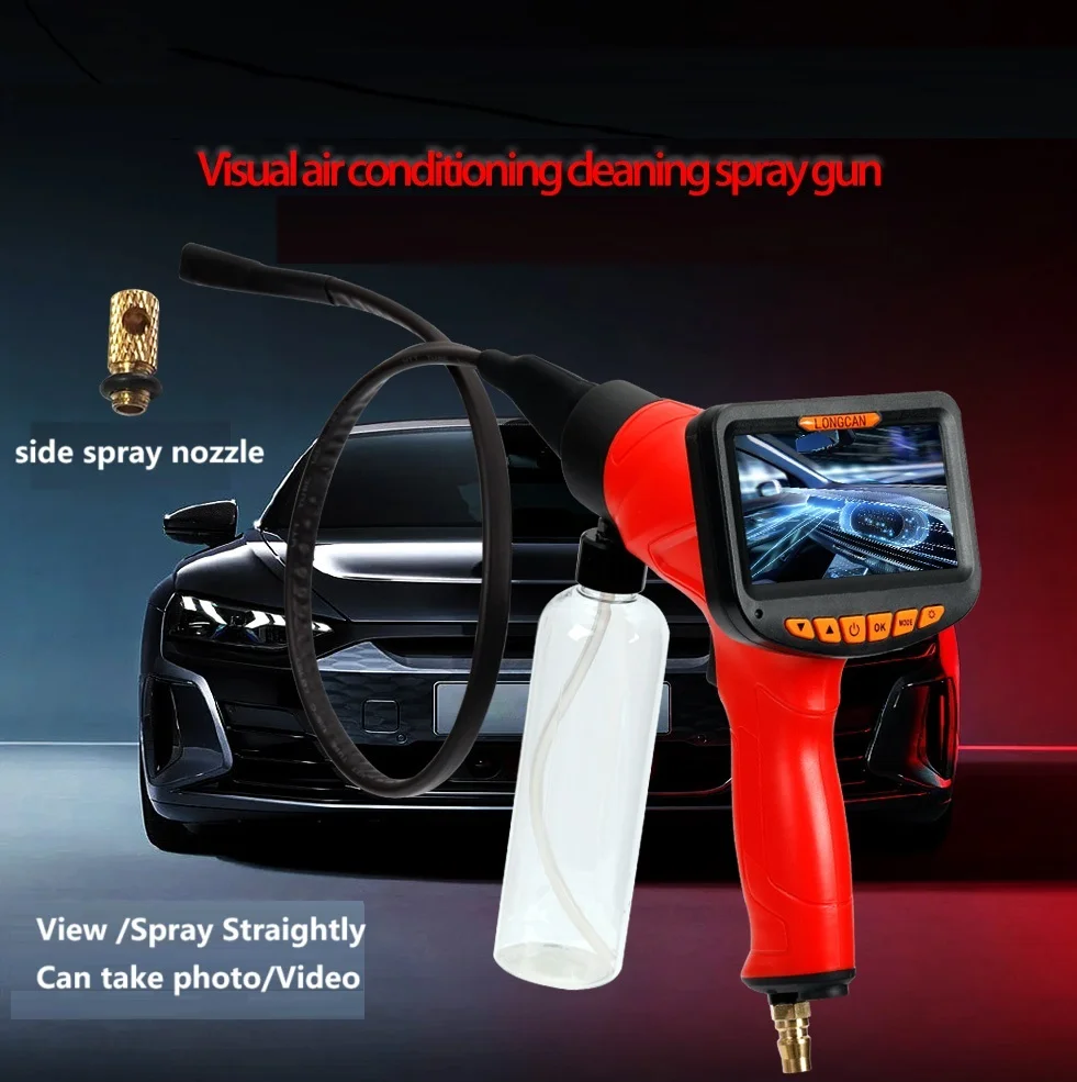 Endoscope de caméra de nettoyage visuel Godator, soins de voiture chauds, climatiseur, endoscope