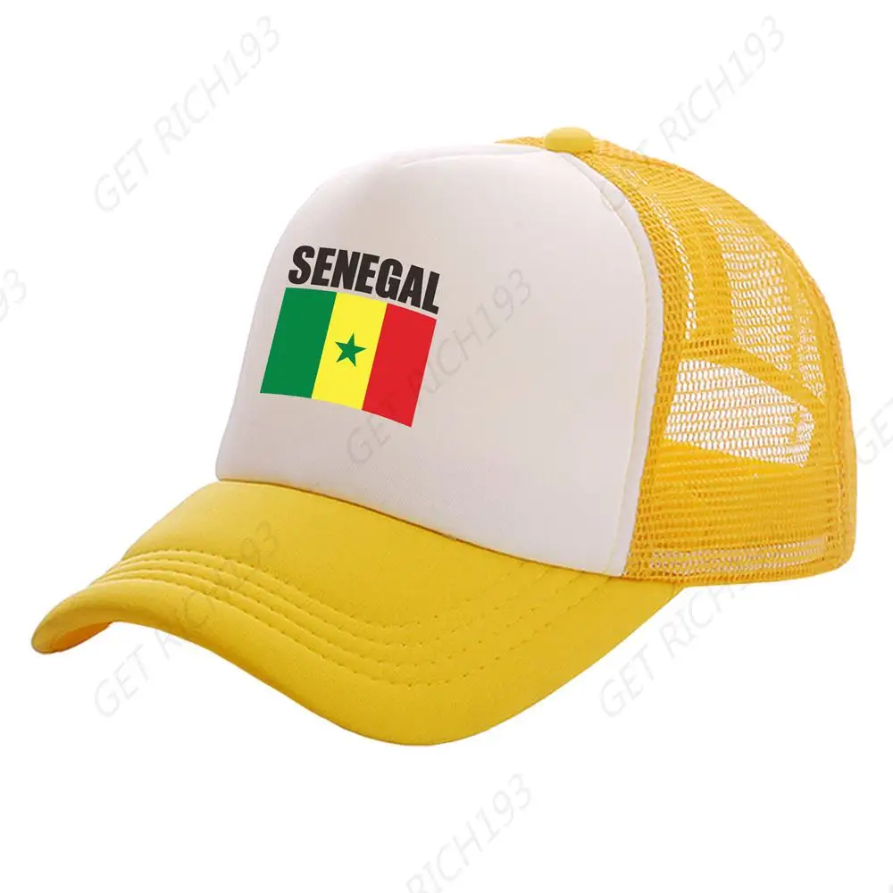 Senegal Trucker Caps Men Senegal Hat Baseball Cap Cool Summer Unisex Mesh Breathable Caps