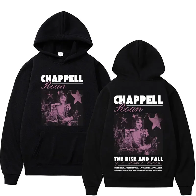 

Limited Chappell Roan Midwest Princess Tour 2024 Hoodies Men Women Vintage Hip Hop Gothic Sweatshirt Fashion Casual Fleece Hoody