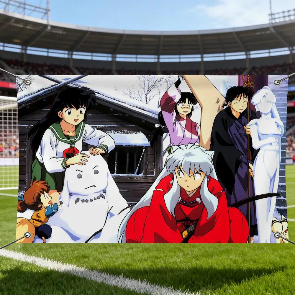 Classic Anime I-Inuyasha				 Flags Outdoor Garden Flag Banner Decorative Yard for Home Patio Lawn Seasonal Holiday Party