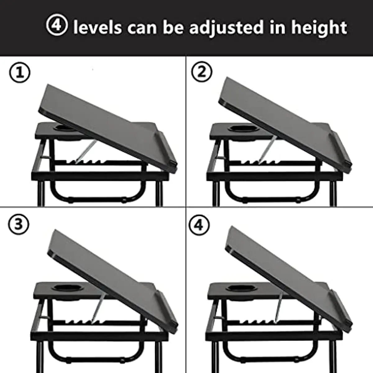 Outdoor folding table camping picnic table aluminum alloy laptop table durable ultra-light portable fishing table