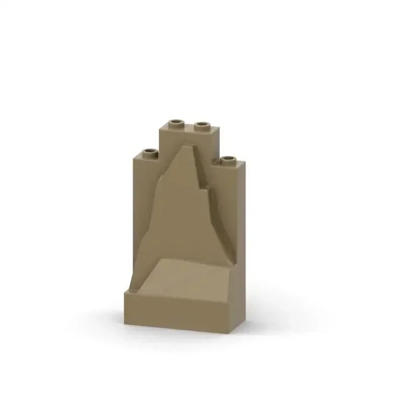 [8Pcs]【50g】MOC Model 47847 2x4x6 Large Rock Mountain Wall Panel,standard size blocks, DIY MOC creation parts.