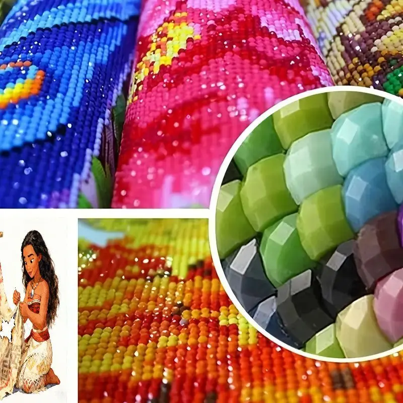1 قطعة موانا ديزني الأميرة 5D DIY الحفر الكامل الماس اللوحة مجموعة كاملة ، المحيط مغامرة الشراع إصلاح الكرتون الفن الحرفية للطفل #4