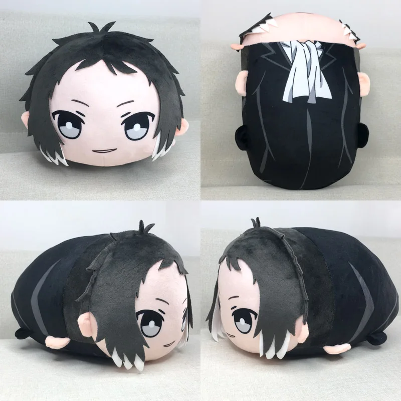 Anime Bungou Stray Dogs Dazai Atsushi Chuuya Ryunosuke Cosplay Cute Plush Dango Mascot Dolls Toy Throw Pillow Puppet, regalo de Navidad