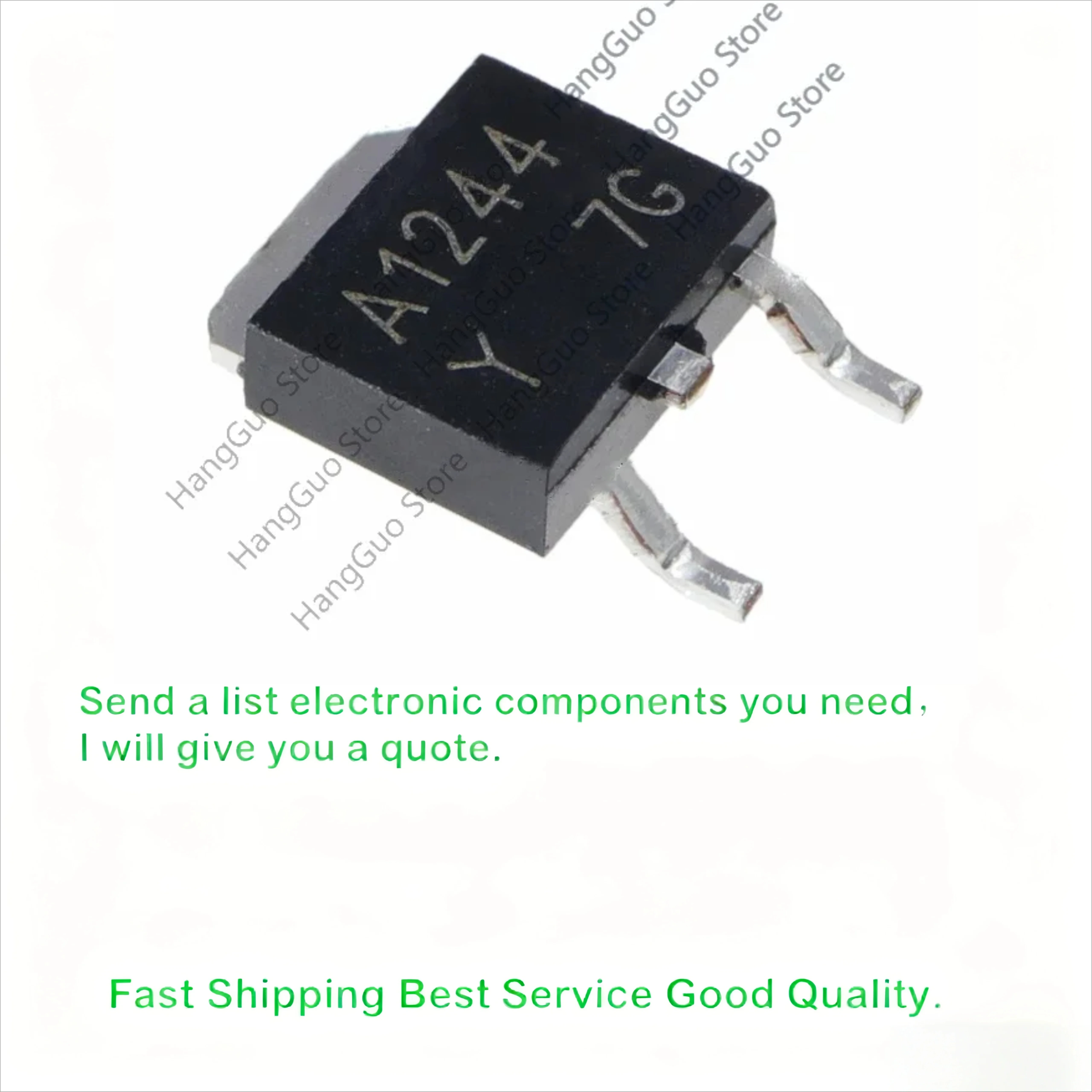 10PCS/LOt  2SA1244 A1244 TO252 2SC3074 C3074 TO252 Transistor para Automóvil