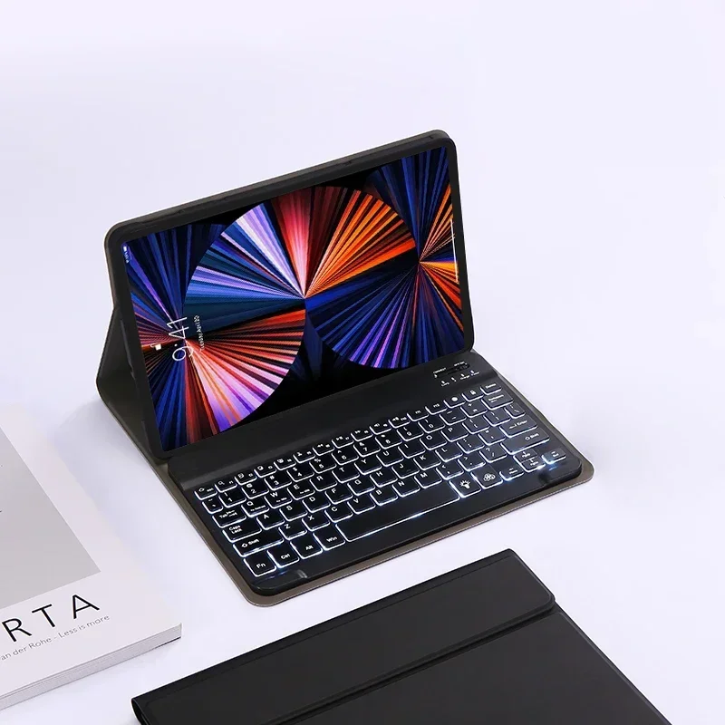 

7-Color Backlit Keyboard Case for Redmi Pad 2 Pro 12.1 Case Teclado Magnetic Keyboard Cover for Xiaomi Redmi Pad 2 Pro 12.1 2025