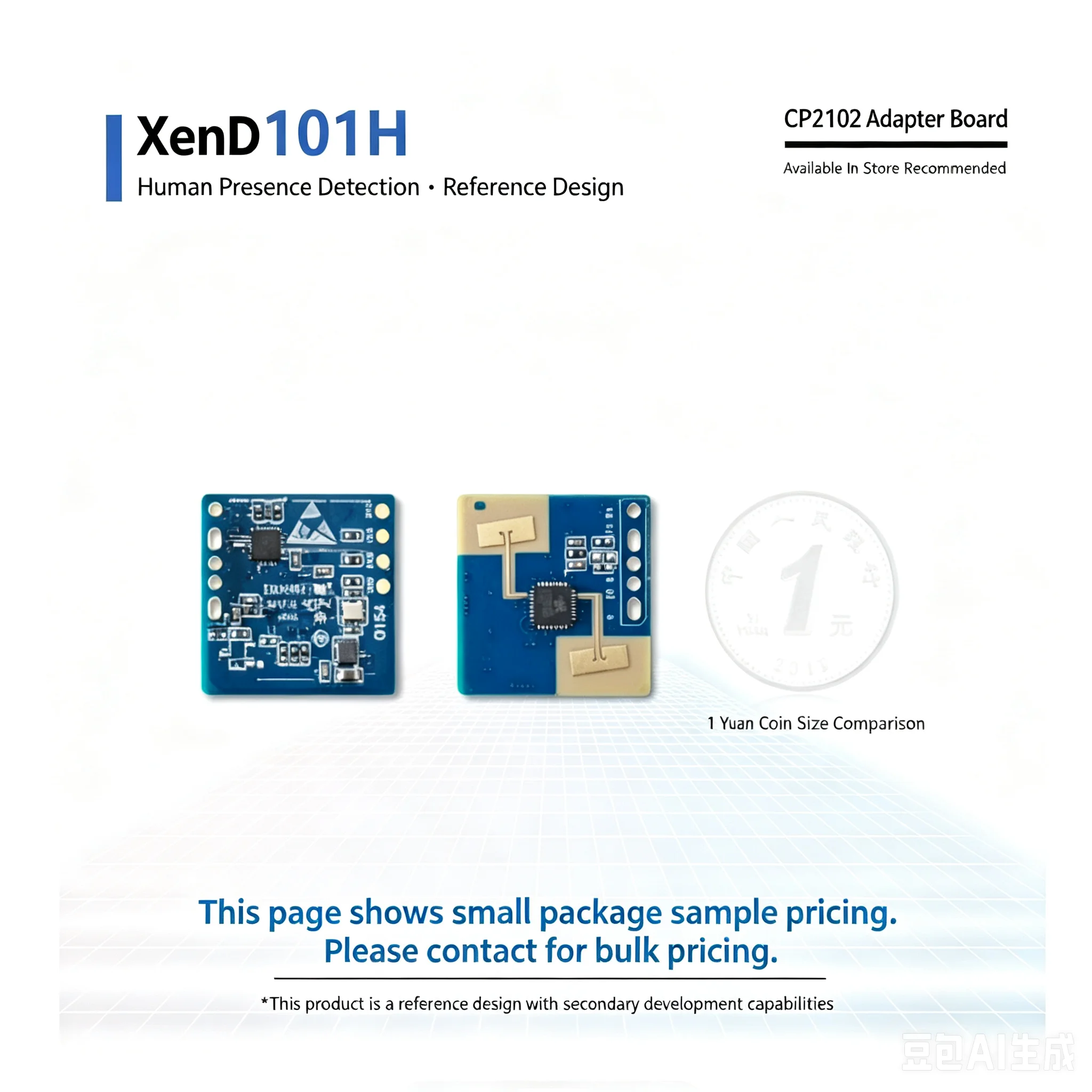 1pcs XenD101H Xidian Micro Stationary Human Presence 24G Millimeter Wave Radar Sensor
