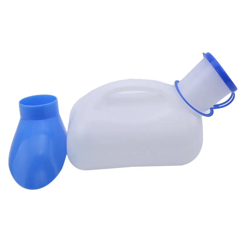 1000ml Kunststoff Unisex tragbare mobile Urinal Toilette Hilfe Flasche Urinal Pee Flasche Reise Reise Kits Camping Reisen Outdoor-Tool