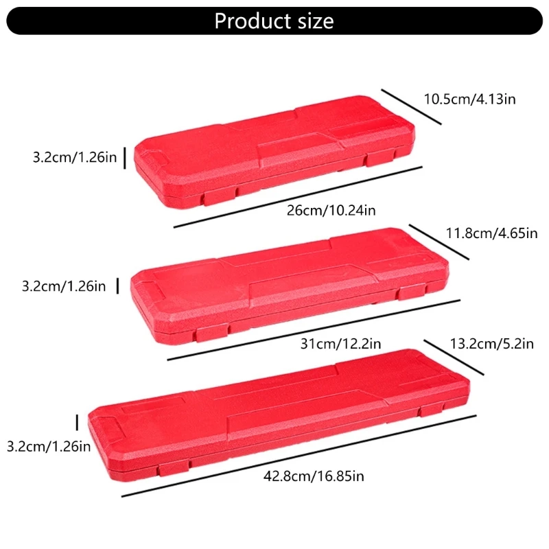 Scatola portaoggetti in plastica resistente per porta calibro a corsoio e custodia per calibri per professionisti e appassionati di fai da te