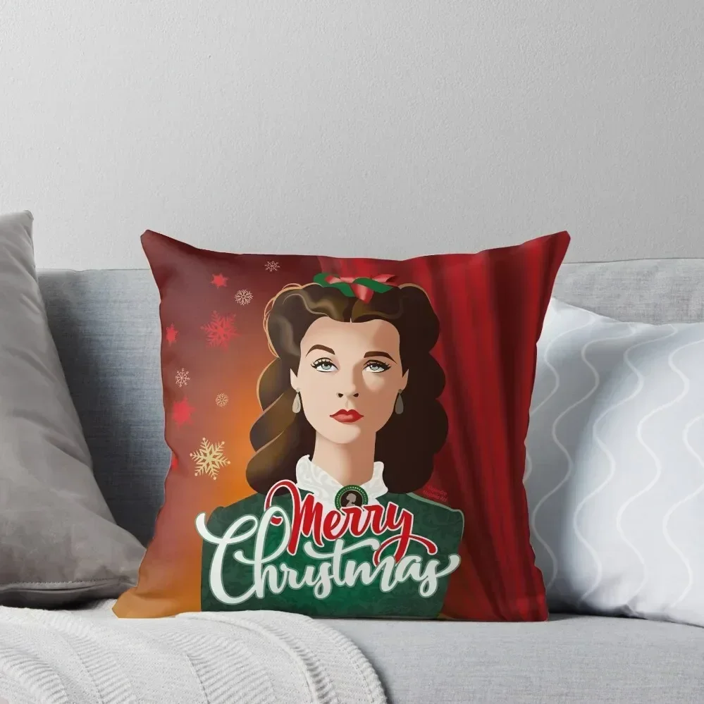 

Merry Scarlett Christmas Throw Pillow Cusions Cover covers for pillows pillow