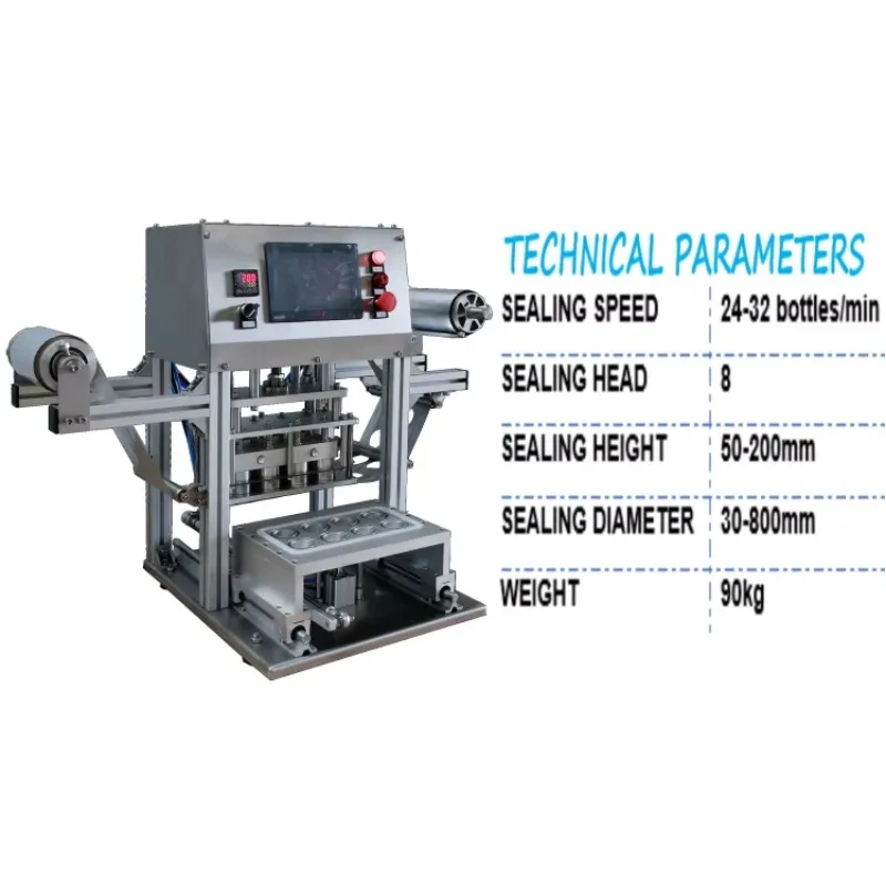 Factory Price Semi-automatic Plastic Cup Sealing Machine Heat Sealing Packing Machine Manual Foil Sealer