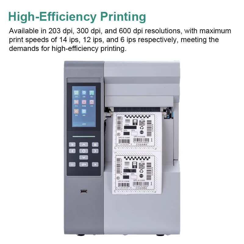 Impresoras Termica De Etiquetas Etikettendrucker Industrial Barcode Printer Label Printing Machine Vial Label Printer Termal
