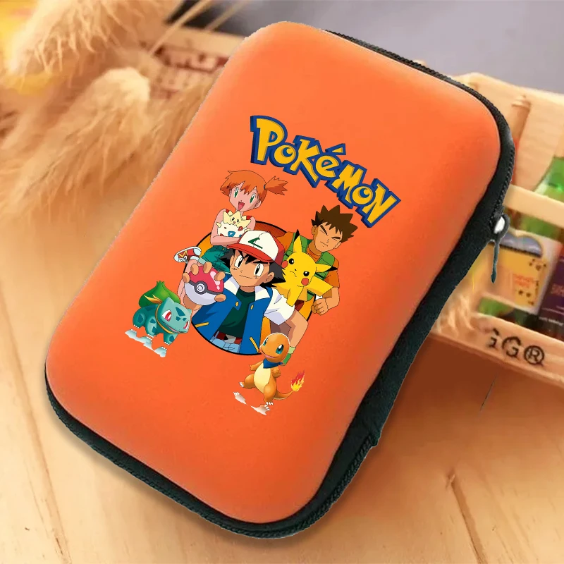 Pokemon Travel Charger Case Anime Pikachu Earphone Zipper Storage Bag Portable Outdoor Charging Cable Carrying Organizer view 4