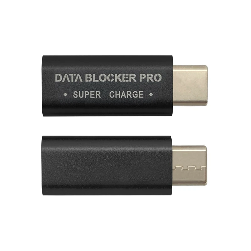 4Pcs USB Data Blocker And USB-C Data Blocker Protect Against Juice Jacking Support Safe Quick Charge Stop Data Theft