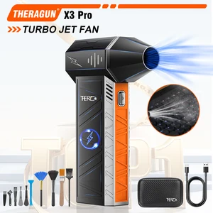 X3Pro Mini Turbo Jet Fan,150,000RPM Powerful Hair Dryer, Portable Rechargeable Electric Duster for Car/PC/Home Cleaning。