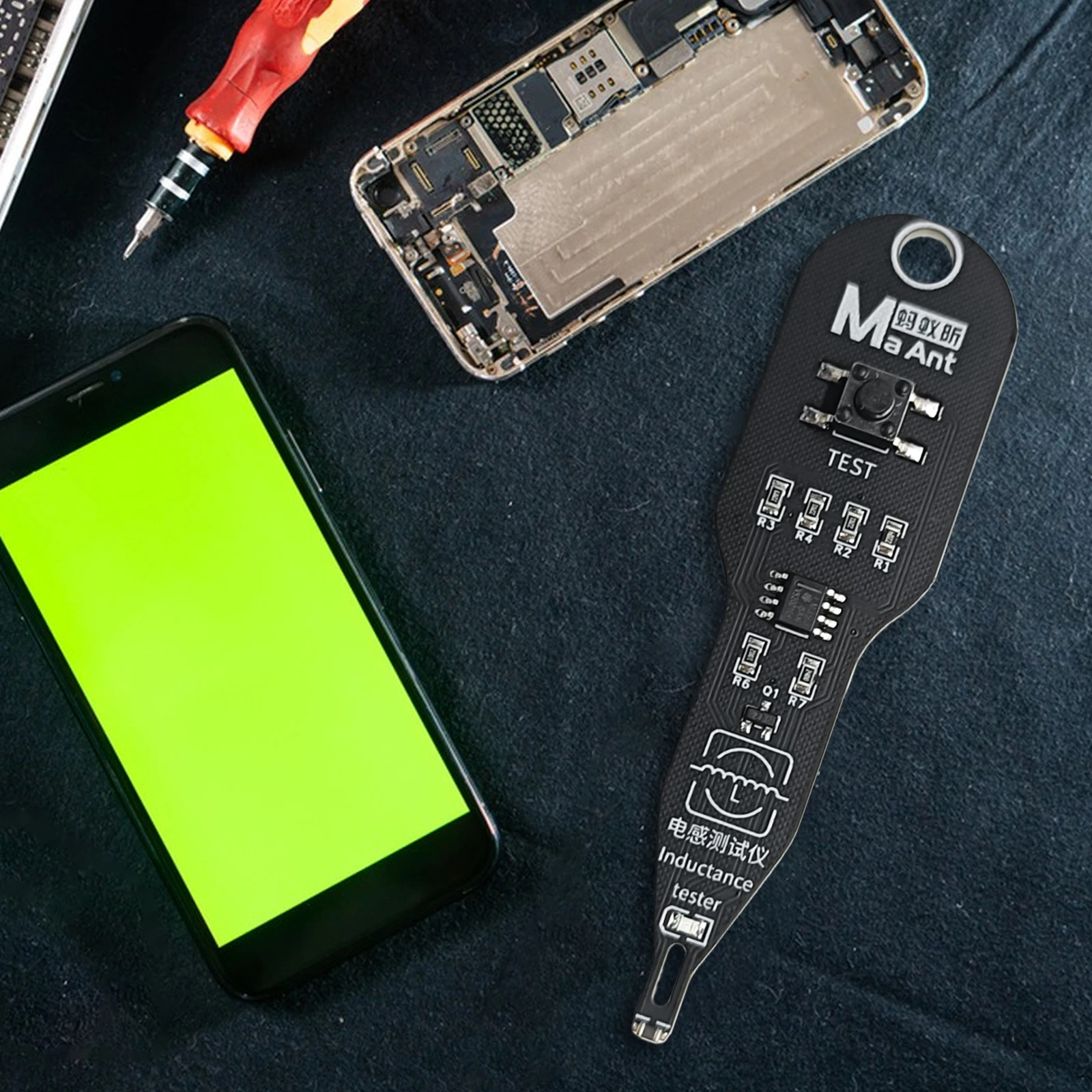 

Inductance Tester High Precision Motherboard Coil Tester Lightweight Quick Fault Check Tool Repair Mobile Phone Motherboard