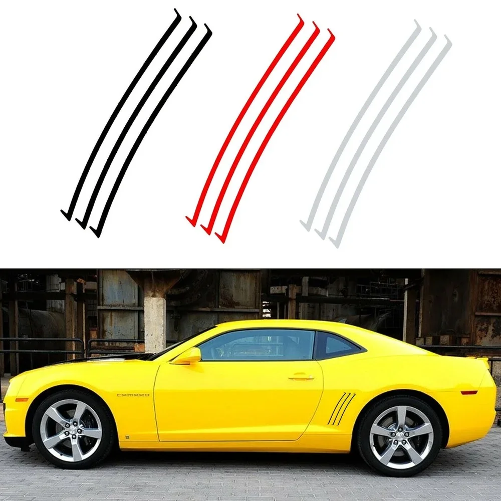 

6pc Vent Insert Stripes Decal Inlay Stickers For Chevrolet Camaro SS RS LS 2010-2015