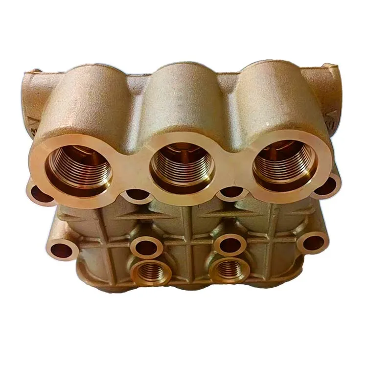 Replacement Pump Head NMT1520 Triplex Brass Water Empty Pump Head 200Bar HAWK Pressure Washer Parts, Industrial Agriculture Use