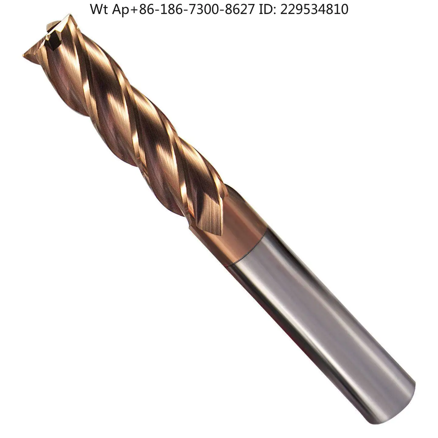 Steel alloy milling cutter coated four edge rigid milling cutter decimal point 5.15.25.35 45.55.65.75 8.9