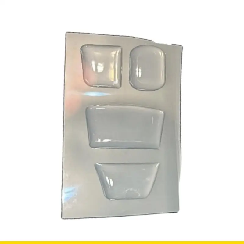 

SZCH 4pcs Drop Glues Control Panel Stickers Strong Protective Covers for Car