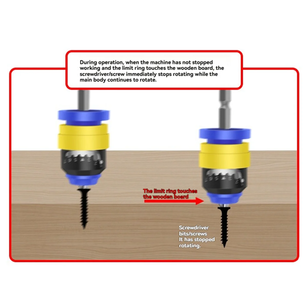 

AA25 Gypsum Board Batch Head Adjustable Depth Positioning Batch Head Nozzle Electric Batch Head Screw Locator Yellow