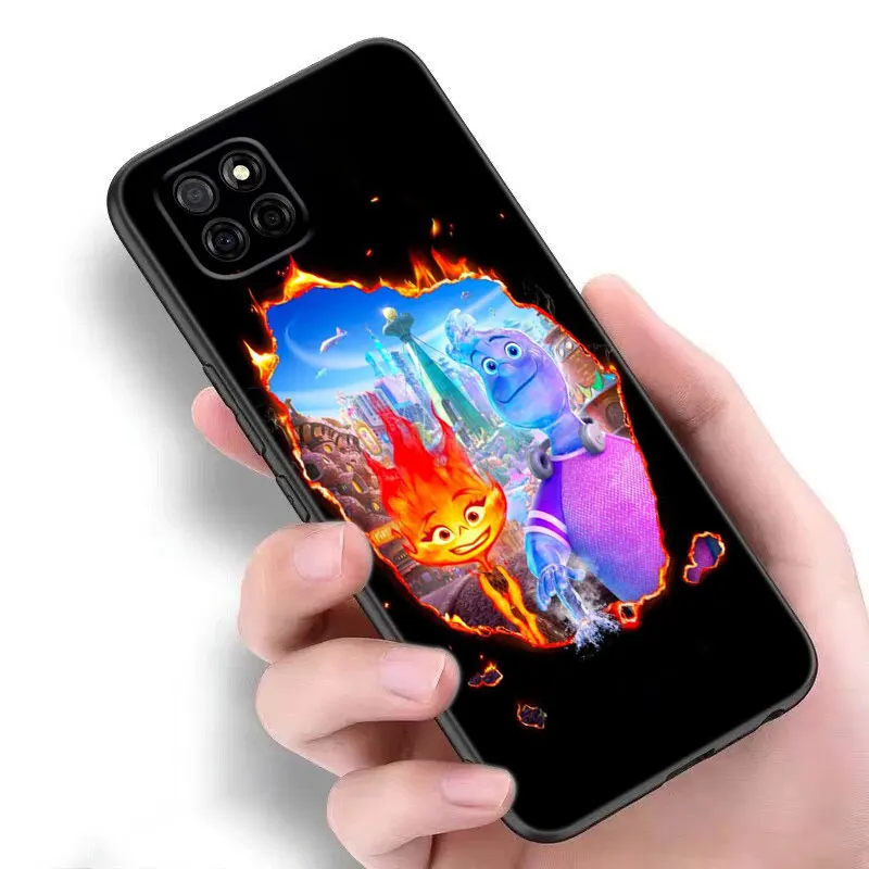 Disney Elemental Phone Case For Samsung A13 A22 A24 A32 A23 A25 A34 A35 A52S A53 A54 A55 A73 5G A12 A14 A15 A31 A33 A50 A51 A72