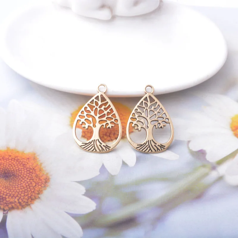 10 Stück Boho Zinklegierung Goldene Ohrringe mit Strass-Anhängern und Imitationsperlen, Runde Blumen-Sonnenblumen-Anhänger für DIY Damenohrringe – Detail 7