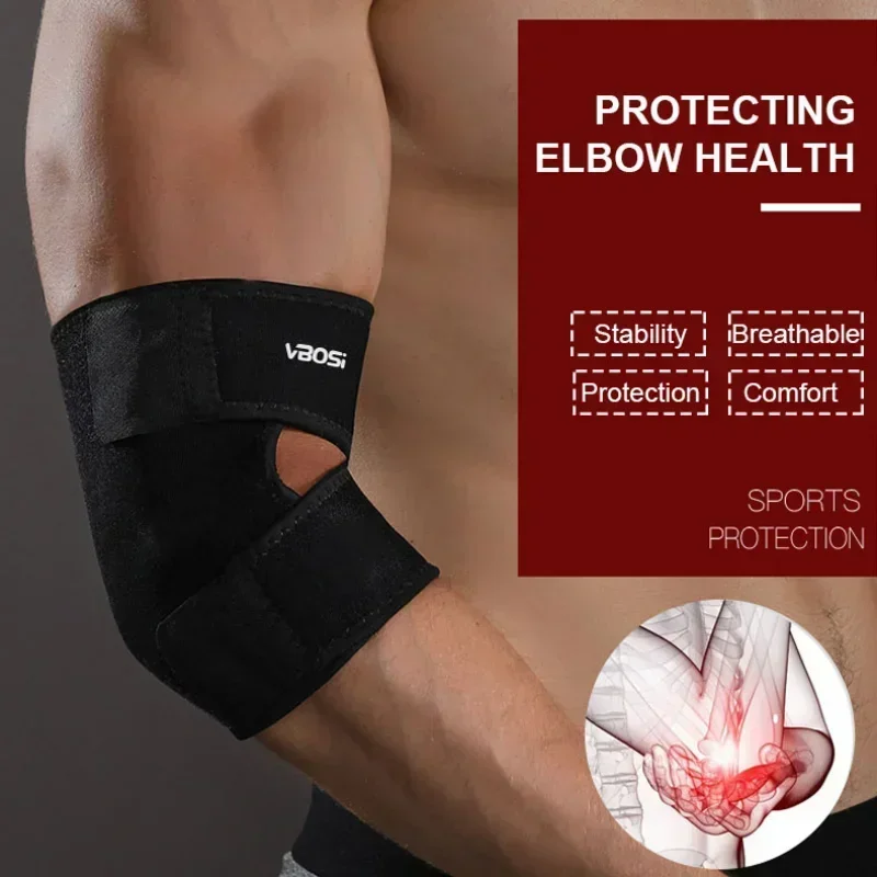 

1pc/2pcs Compression Elbow Pads for Sports And Fitness - Outdoor Sports Cycling Tennis Badminton Basketball Training Equipment