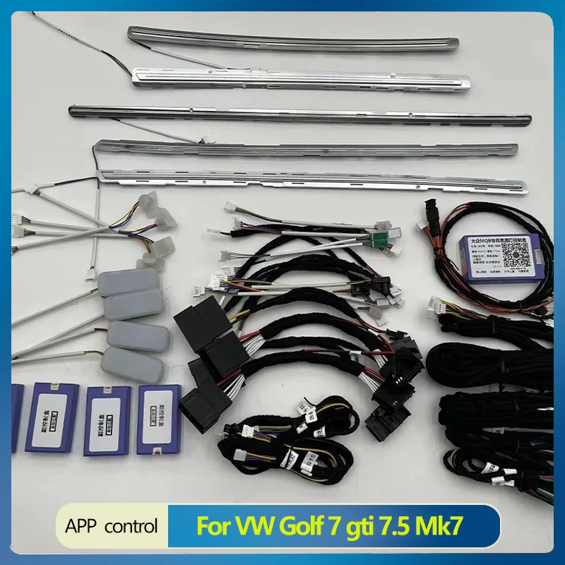 

RHD/LHD внутренняя лазерная резьба атмосферная лампа Ambientebeleuchtung светодиодная окружающая лампа для VW Golf 7 gti 7,5 Mk7 2014-2020 RGB